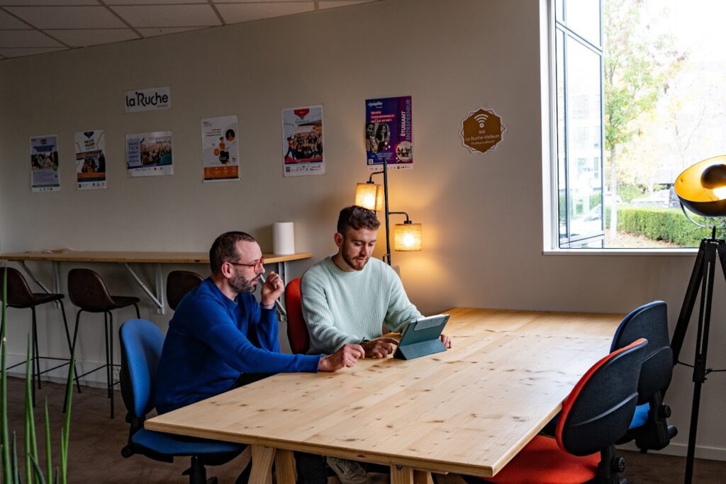 Les espaces de travail de Corentin